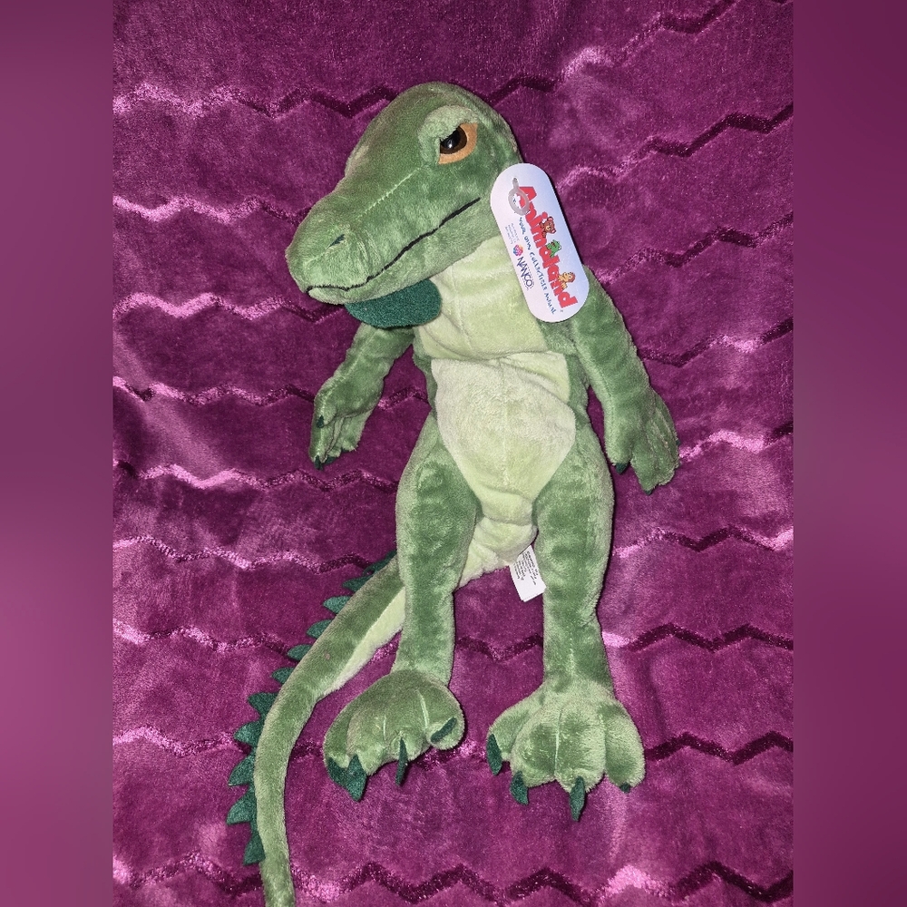 Animaland Nanco Green Lizard Iguana Plush Toy
